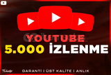 5.000 Youtube İzlenme | GARANTİ | ANLIK