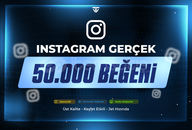50.000 Gerçek Beğeni - Garantili - Instagram