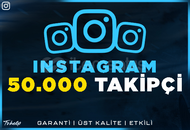 50.000 Gerçek Takipçi | Garantili - Instagram