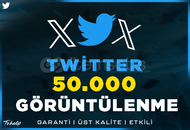 50.000 Görüntülenme Twitter | Garanti