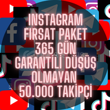 50000 İnstagram 365 gün garantili düşüş olmayan