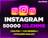 ⭐[GARANTİLİ] 50000 INSTAGRAM GERÇEK İZLENME⭐