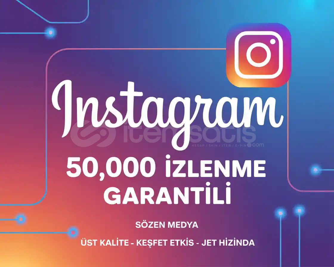 50.000 İZLENME İNSTAGRAM HIZLI GÖNDERİM 50.000 İZLENME İNSTAGRAM HIZLI GÖNDERİM