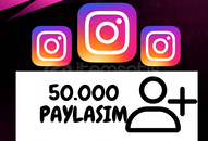 50.000 PAYLAŞIM GARANTİLİ
