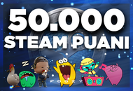 ⭐️ 50.000 STEAM PUANI + GARANTİ ⭐️