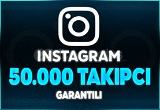 50.000 Takipçi Instagram Garantili