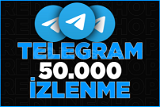 50.000 Telegram Görüntülenme | Hızlı