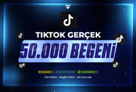 50.000 Tiktok Beğeni | Garanti | Jet Hızında