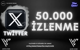 ⭐️50000 Twitter İzlenme ✅ ANINDA TESLİM