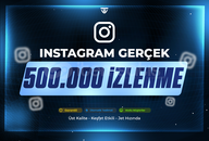 500.000 Gerçek İzlenme - Etkili - Instagram
