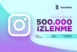 500.000 İnstagram İzlenme