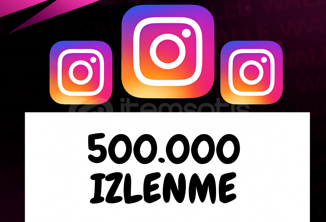 500.000 İZLENME 500.000 İZLENME