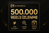 ✅500.000 Reels Görüntüleme - Hızlı Teslim✅