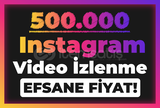 500.000 REELS İZLENME INSTAGRAM AÇILIŞA ÖZEL