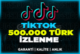 500.000 Türk İzlenme TikTok | Garanti | ANLIK