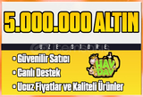 ⭐️ 5.000.000 Altın 40 level üstü⭐️