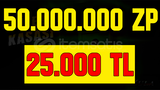 50.000.000 ZP 17 BİN TL