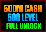 500M Cash + 100 LvL + Full Unlock + Bansız