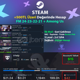 +500TL Değerli Hesap | FM 24-23-22-21