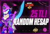 25TL ⭐EFSANE⭐ BRAWL STARS RANDOM HESAP