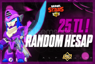 25TL ⭐EFSANE⭐ BRAWL STARS RANDOM HESAP