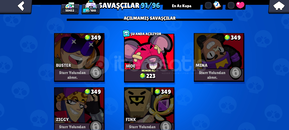 50k 91 karakter brawl stars hesap