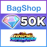 ⭐ 50K Gems ⭐️Anime Defenders (AD)