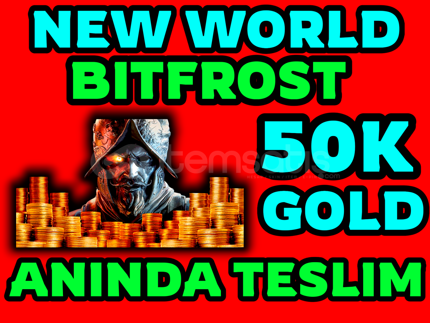 ⭐️50K GOLD - NEW WORLD BITFROST - EL FARMI ⭐️50K GOLD - NEW WORLD BITFROST - EL FARMI