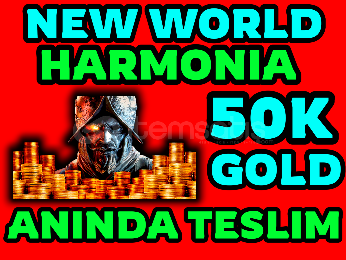 ⭐️50K GOLD - NEW WORLD HARMONIA - EL FARMI ⭐️50K GOLD - NEW WORLD HARMONIA - EL FARMI
