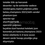 50k VP LİK HESAP ACİL SATILIK