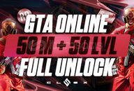 ✨50M Cash + 50 Level + Full Unlock | GTA✨