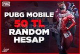 ⭐ 50TL PUBG Mobile Random Hesap | 7/24 Oto