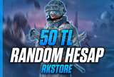 [ 50TL ] RANDOM HESAP GARANTİLİ/DESTEK