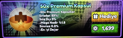 50x Premium Kapsül 50x Premium Kapsül