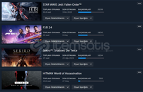 513 oyunlu 80 Bin tl değerinde steam hesabı 513 oyunlu 80 Bin tl değerinde steam hesabı
