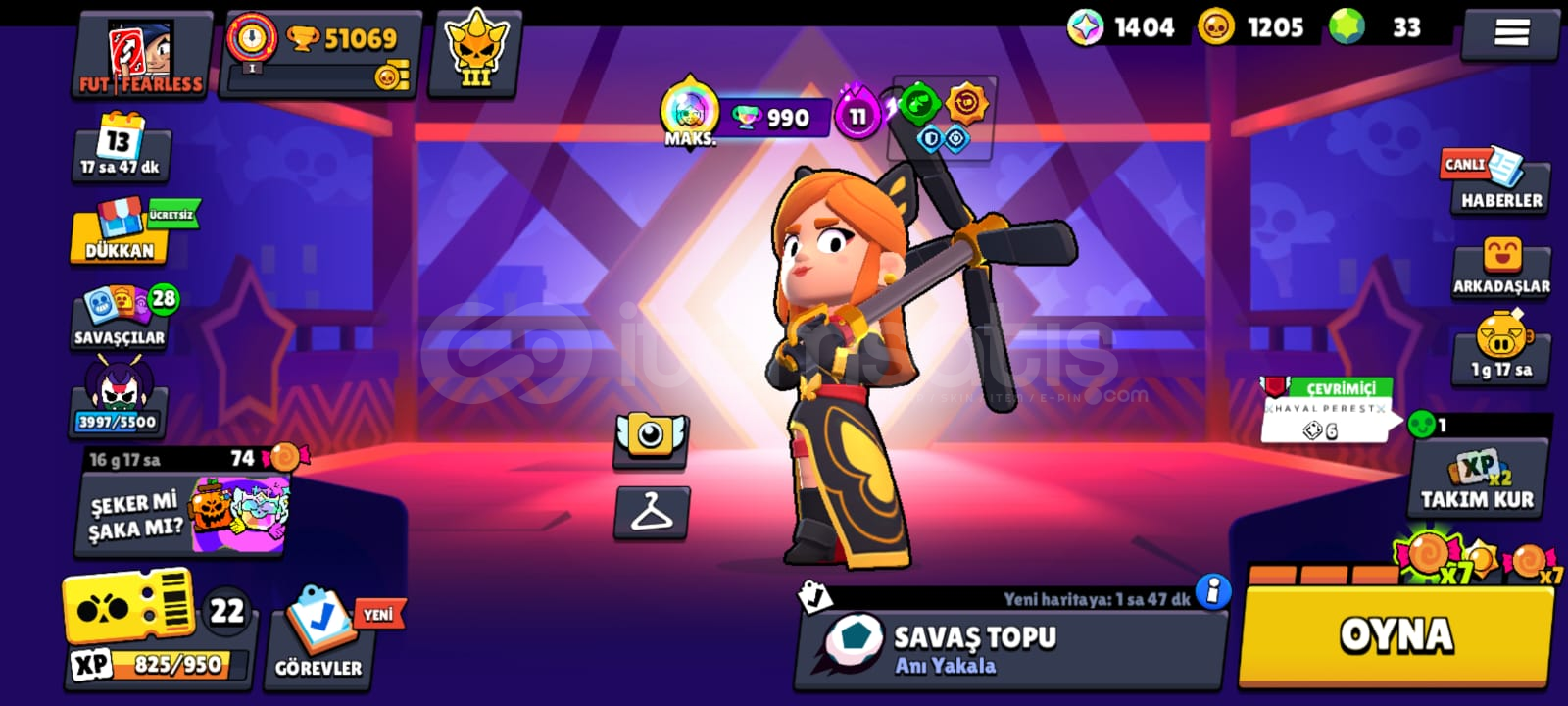 51K, 94/95 KARAKTER EFSANE BRAWL STARS HESAP  51K, 94/95 KARAKTER EFSANE BRAWL STARS HESAP