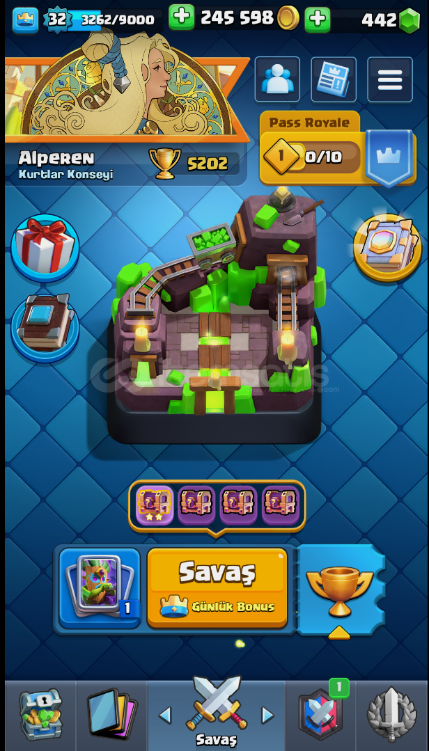 ⭐️5200 KUPA 32 SEVİYE 108 KART⭐️ ⭐️5200 KUPA 32 SEVİYE 108 KART⭐️