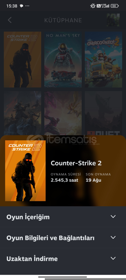 53 oyunlu Steam hesabı 53 oyunlu Steam hesabı