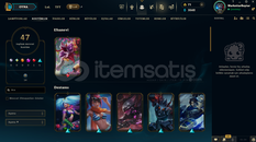 53 SEVİYE 47 KOSTÜM 95 ŞAMPİYON MAİL DEĞİŞEN