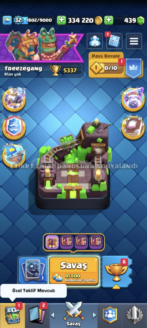 ⭐5300 KUPA⭐32 LEVEL⭐VİP⭐ ⭐5300 KUPA⭐32 LEVEL⭐VİP⭐