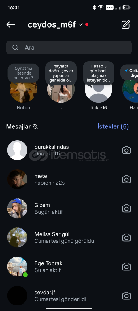 Güncel takipçi 442 dm kutusu dolu hesap Güncel takipçi 442 dm kutusu dolu hesap