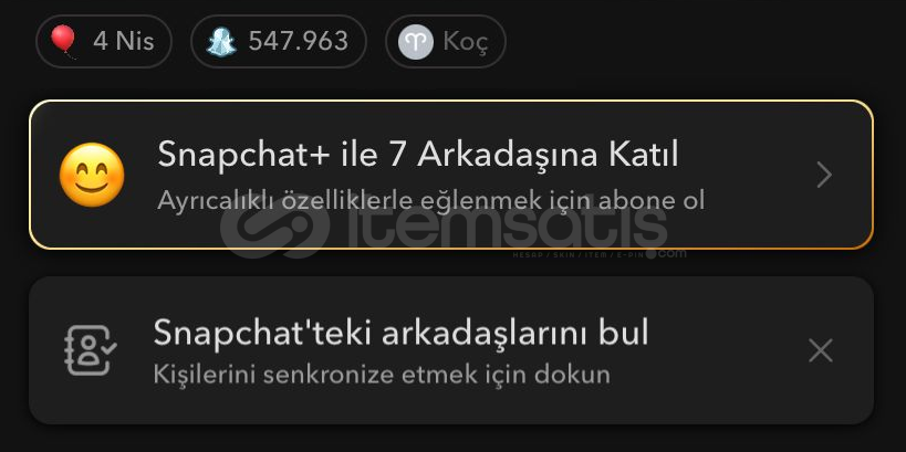 ⚡️ 547K Snap Puanlı Temiz Snapchat Hesabı ⚡️ ⚡️ 547K Snap Puanlı Temiz Snapchat Hesabı ⚡️