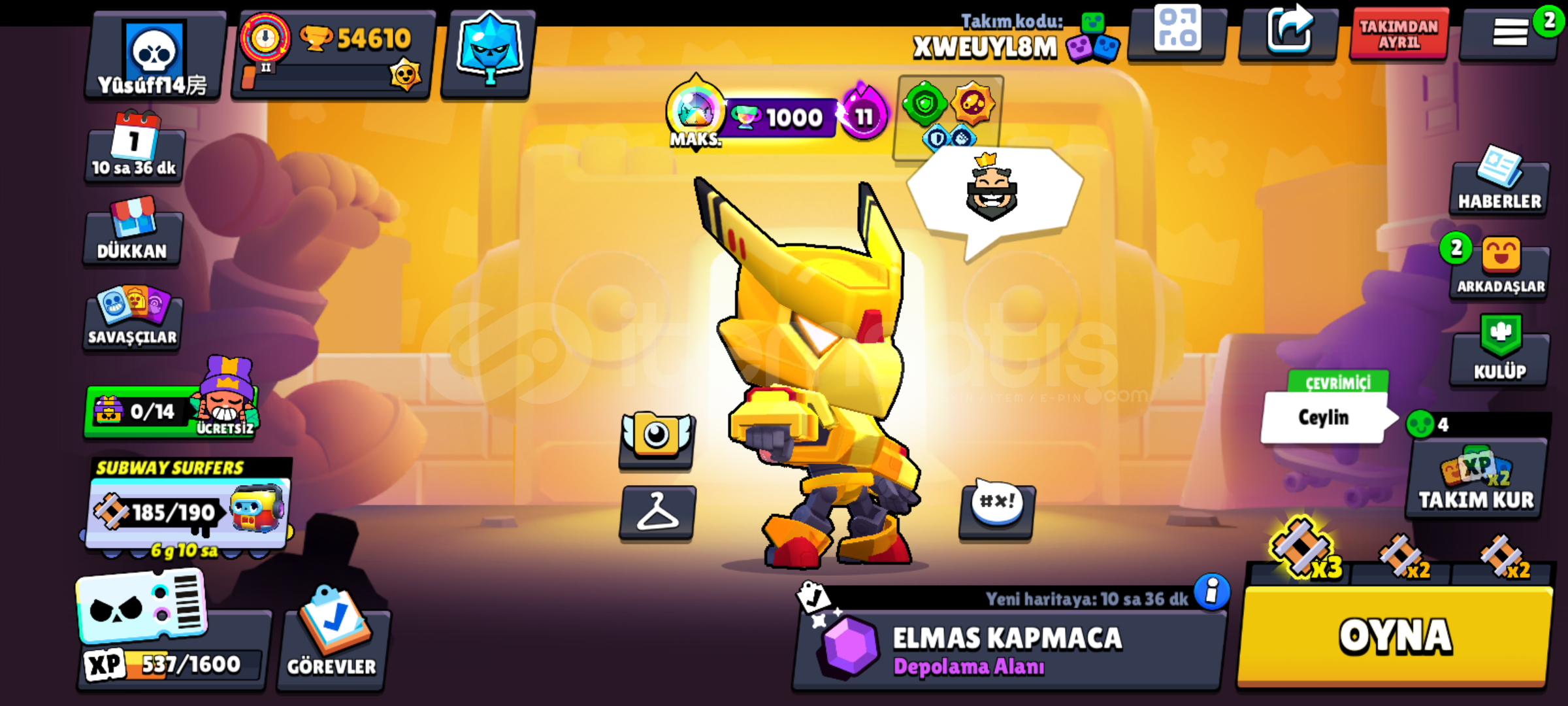 54k 20 Efso Skin, Özel emoji Ve daha Fazlası 54k 20 Efso Skin, Özel emoji Ve daha Fazlası