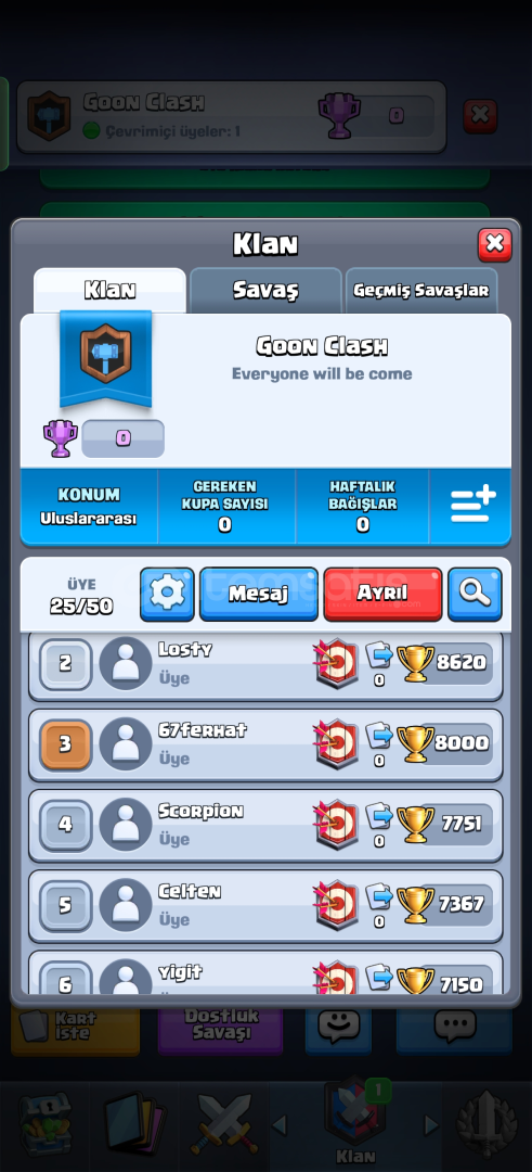 ⭐55000 Kupa Klan⭐ ⭐55000 Kupa Klan⭐