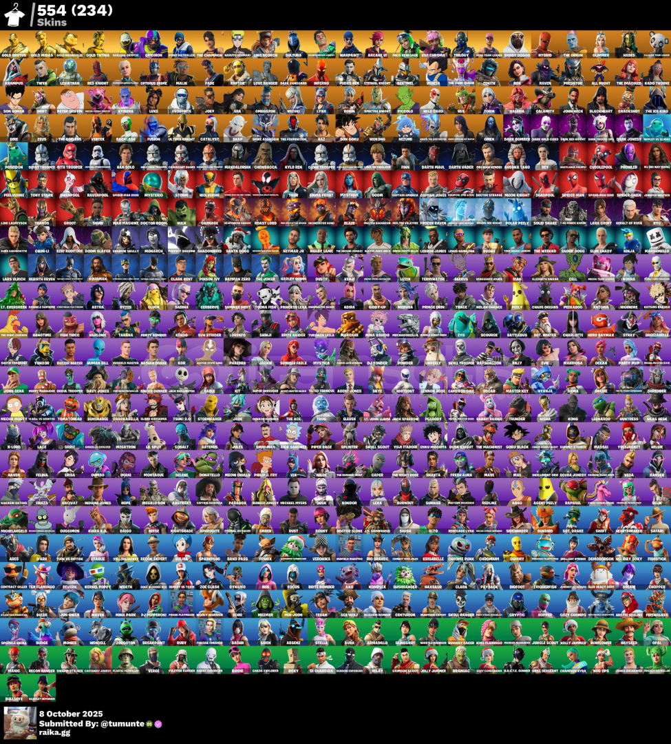 554 Skin 234 Shop, OG Stw Ömürlük Mailli! 554 Skin 234 Shop, OG Stw Ömürlük Mailli!