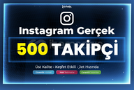 Fırsat ⭐ - 500 Gerçek Takipçi | Garantili - IG