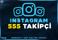 555 Gerçek Takipçi | Garantili - Instagram