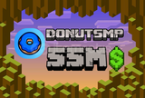 55M DonutSMP parası 