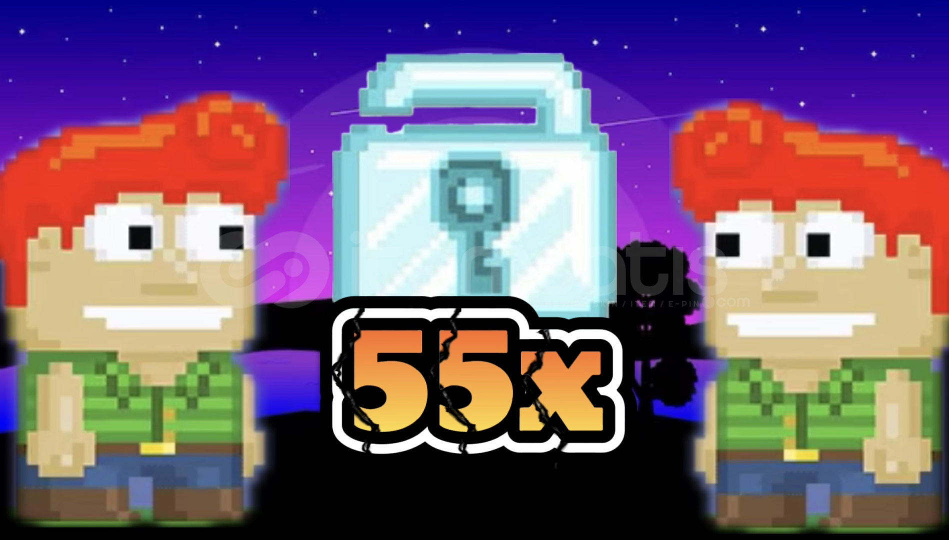 55x Growtopia Diamond Lock 55x Growtopia Diamond Lock