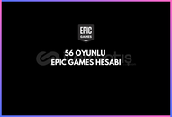 56 OYUNLU EPIC GAMES HESABI